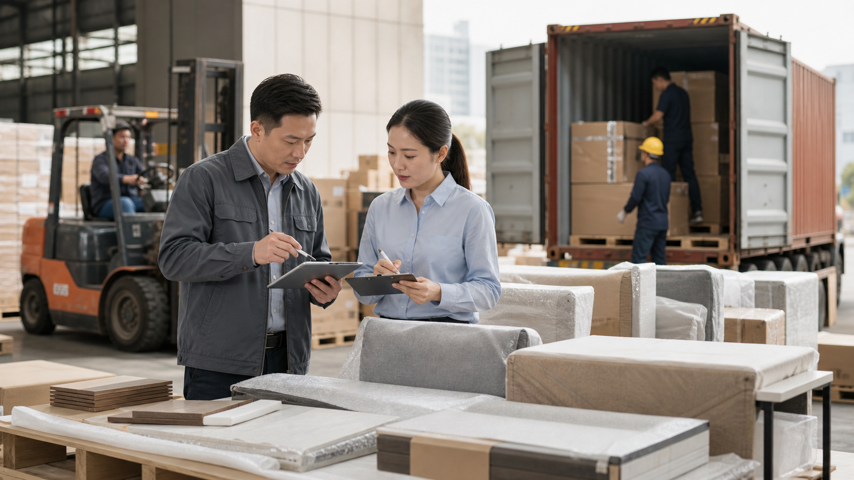 Quality inspection and export logistics support